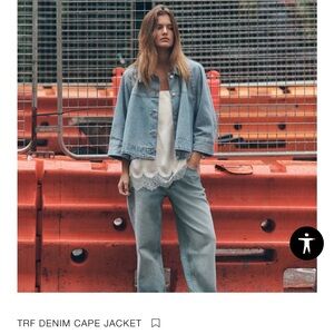 Zara Light Blue Denim Jacket